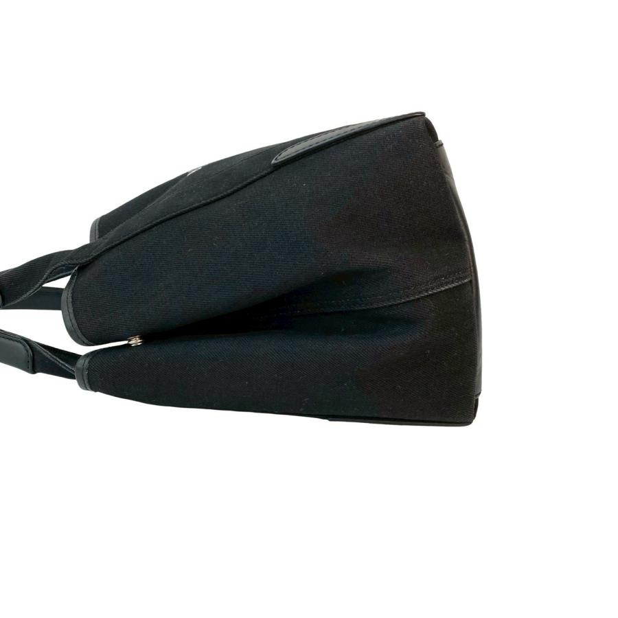 BALENCIAGA（バレンシアガ） 極 美品 希少品 ネイビーカバス S ロゴ