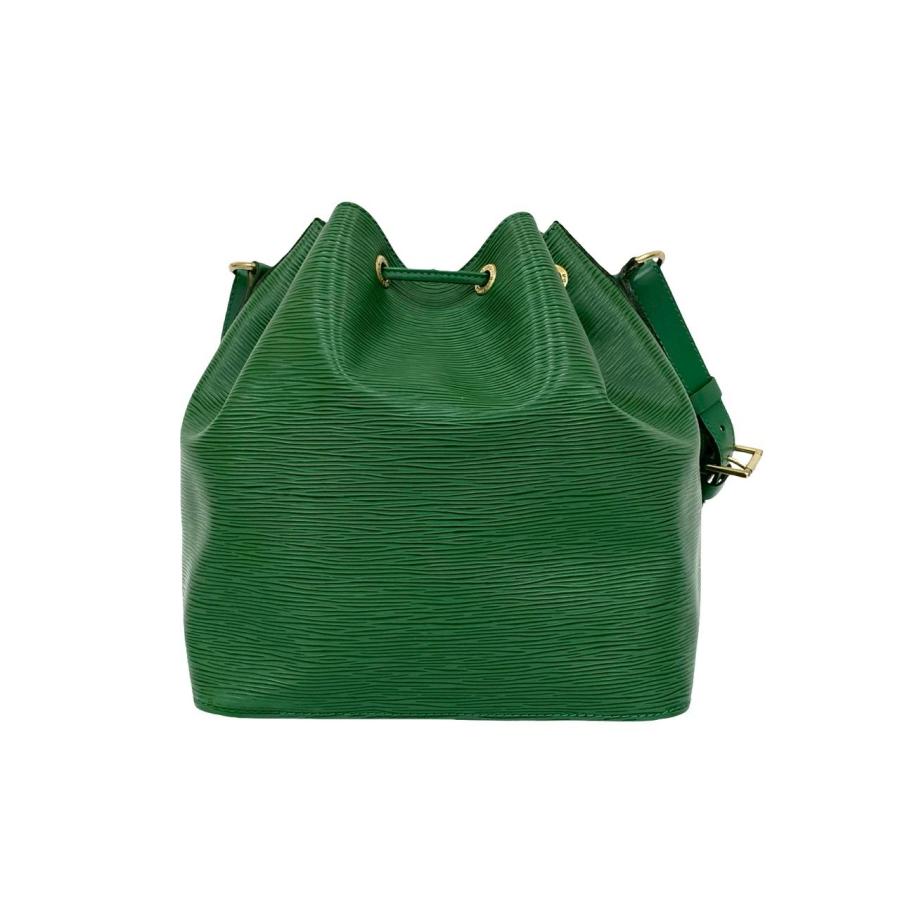 極 美品 LOUIS VUITTON ルイヴィトン ヴィンテージ プチ ノエ エピ レザー 本革 巾着 セミ ワン ショルダーバッグ ボルネオグリーン 40201 LOUIS VUITTON（ルイ・ヴィトン） 極 美品 ヴィンテージ プチ ノエ