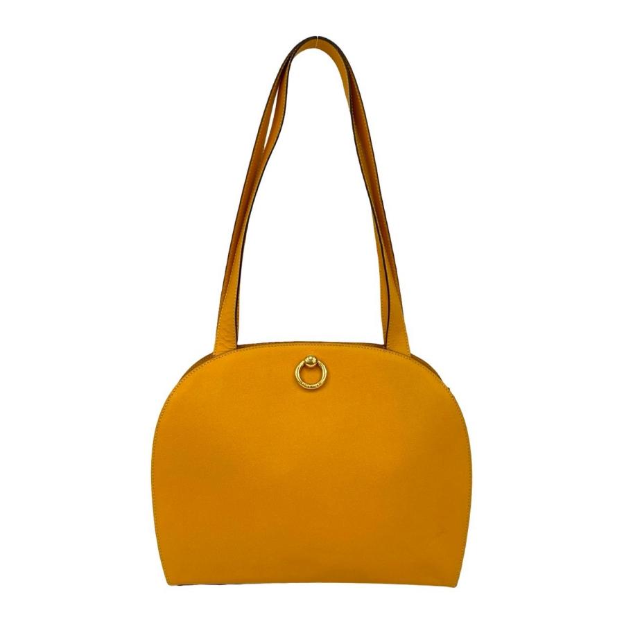 CELINE（セリーヌ） 極 美品 ヴィンテージ ロゴ 金具 レザー 本革 