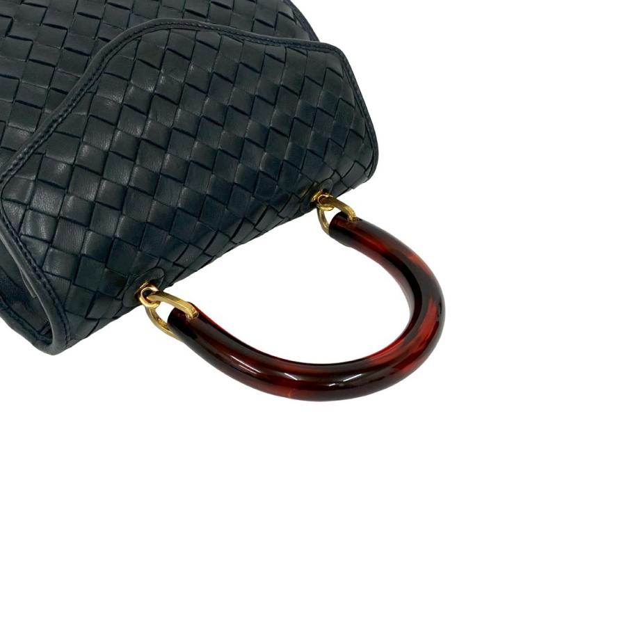 美品✨ボッテガヴェネタ　２way　ハンドバッグ　イントレチャート　ターンロック 極 美品 BOTTEGA VENETA ボッテガヴェネタ イントレチャート レザー