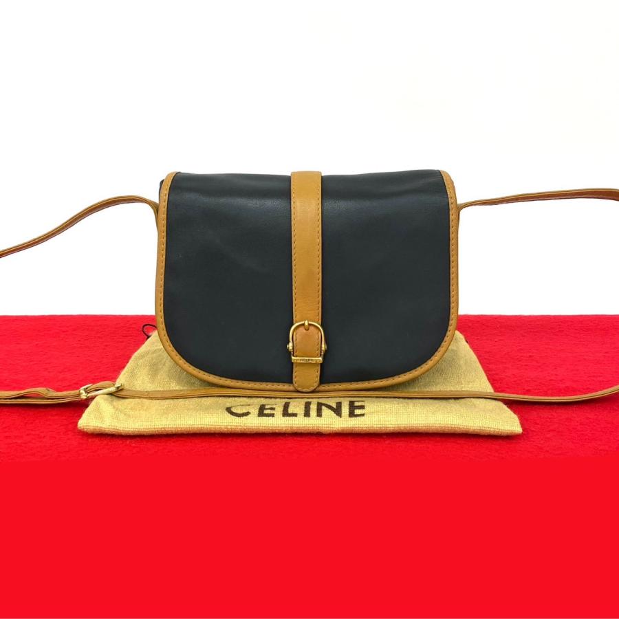 CELINE（セリーヌ） 極 美品 袋付き ヴィンテージ レザー 本革
