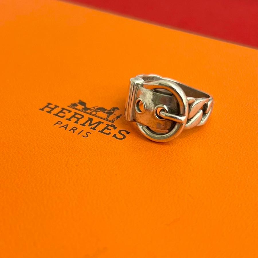 HERMES（エルメス） 極 美品 ブックルセリエ ベルトリング シルバー925