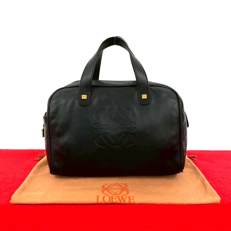 LOEWE（ロエベ） 極 美品 保存袋付き アナグラム ロゴ 刻印 金具