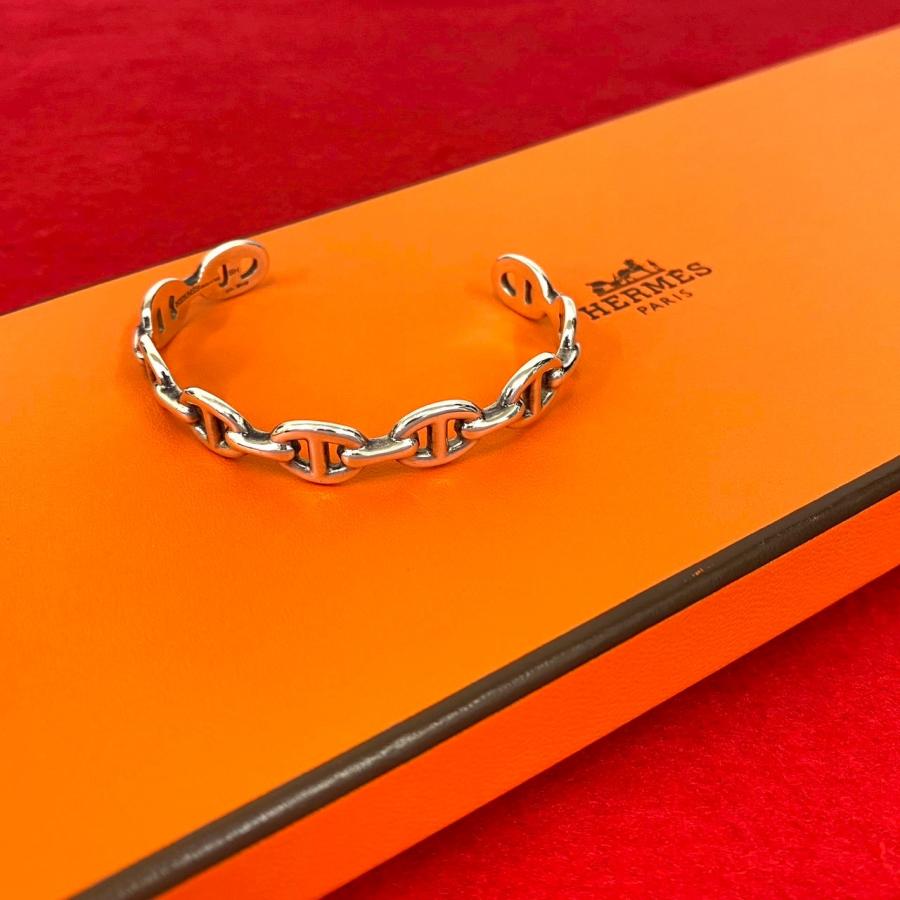 美品本物HERMESエルメスシェーヌダンクルアンシェネブレスレット HERMES（エルメス） 極 美品 希少品 シェーヌダンクル アンシェネ