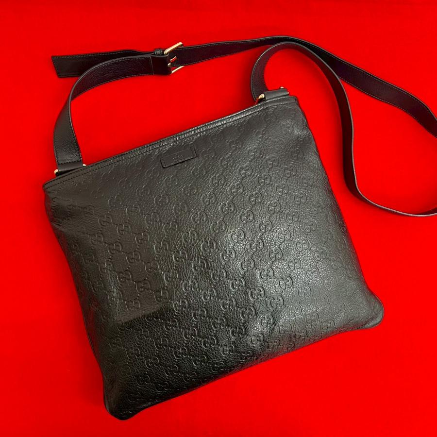 極 美品 GUCCI グッチ シマ GG 柄 レザー 本革 ショルダーバッグ ポシェット サコッシュ クロスボディバッグ ブラウン 茶 75917 極 美品 GUCCI グッチ シマ GG 柄 レザー 本革 ショルダーバッグ