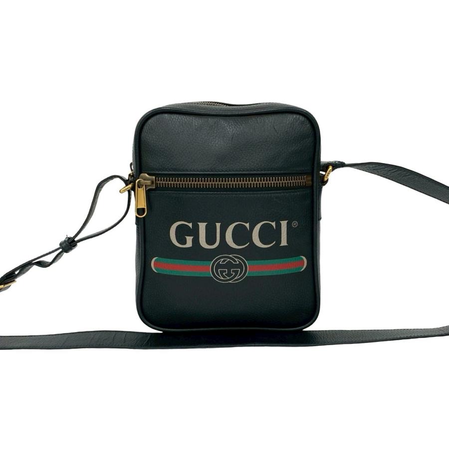 GUCCI（グッチ） 極 美品 シェリーライン GG ロゴ レザー ショルダー