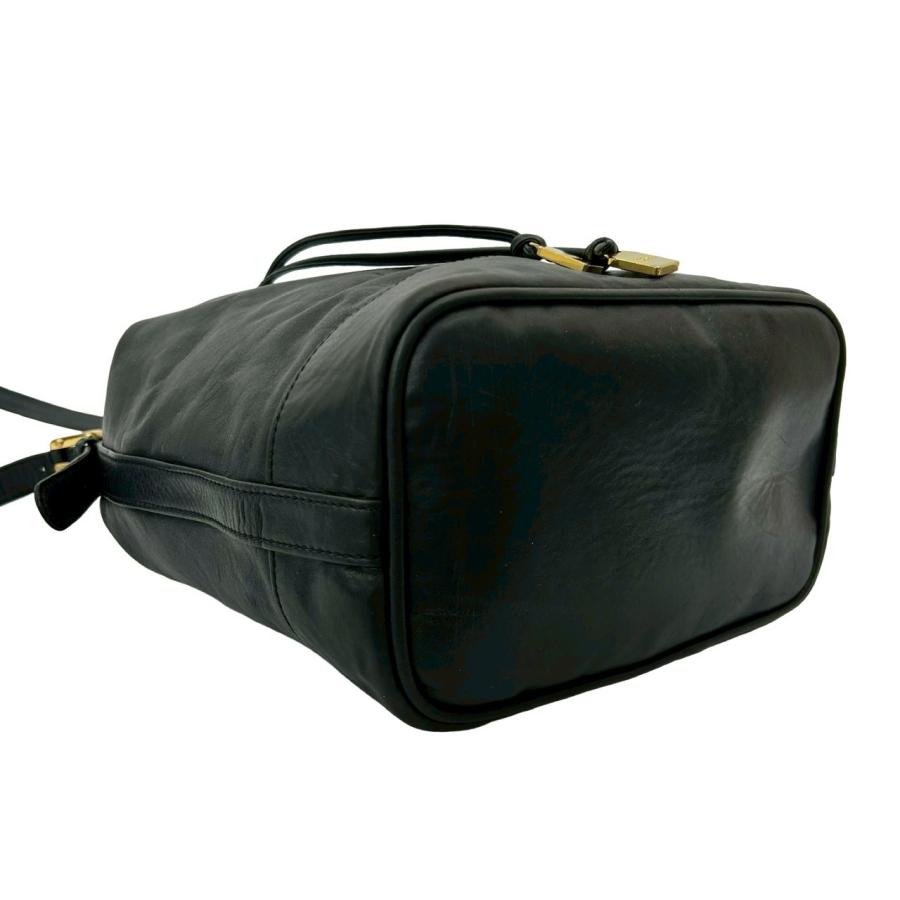 LOEWE（ロエベ） 極 美品 ヴィンテージ アナグラム ロゴ 刻印 レザー