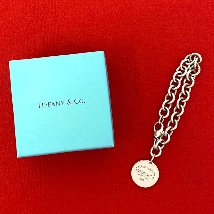 TIFFANY&Co. 極 美品 ティファニー リターントゥ ラウンドタグ
