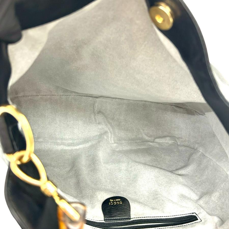 GUCCI（グッチ） 極 美品 希少品 オールドグッチ バンブー レザー 本革