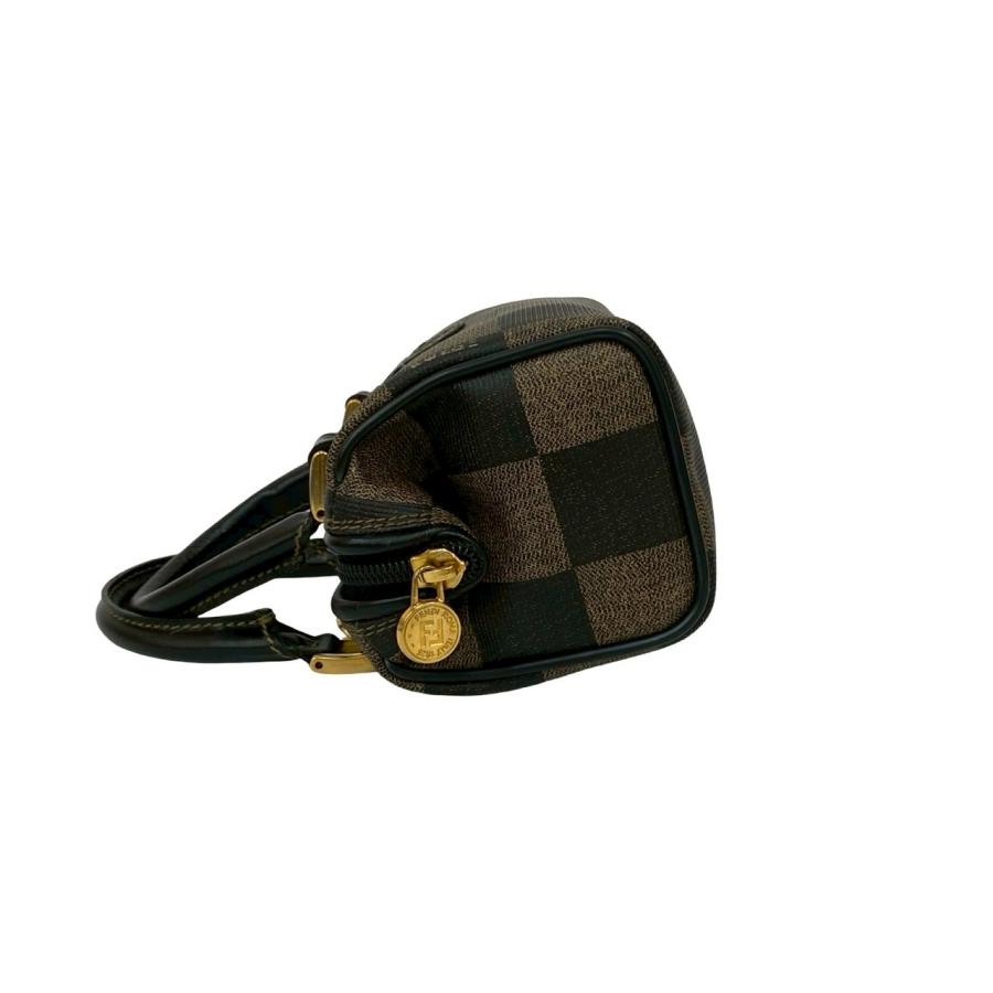 【極美品】FENDI ペカン柄 2WAY ハンドバッグ FENDI（フェンディ） 極 美品 袋付き FF ロゴ ペカン チェック 柄