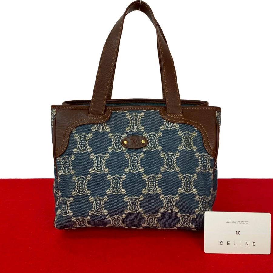 CELINE（セリーヌ） 極 美品 マカダム トリオンフ 総柄 レザー 本革 