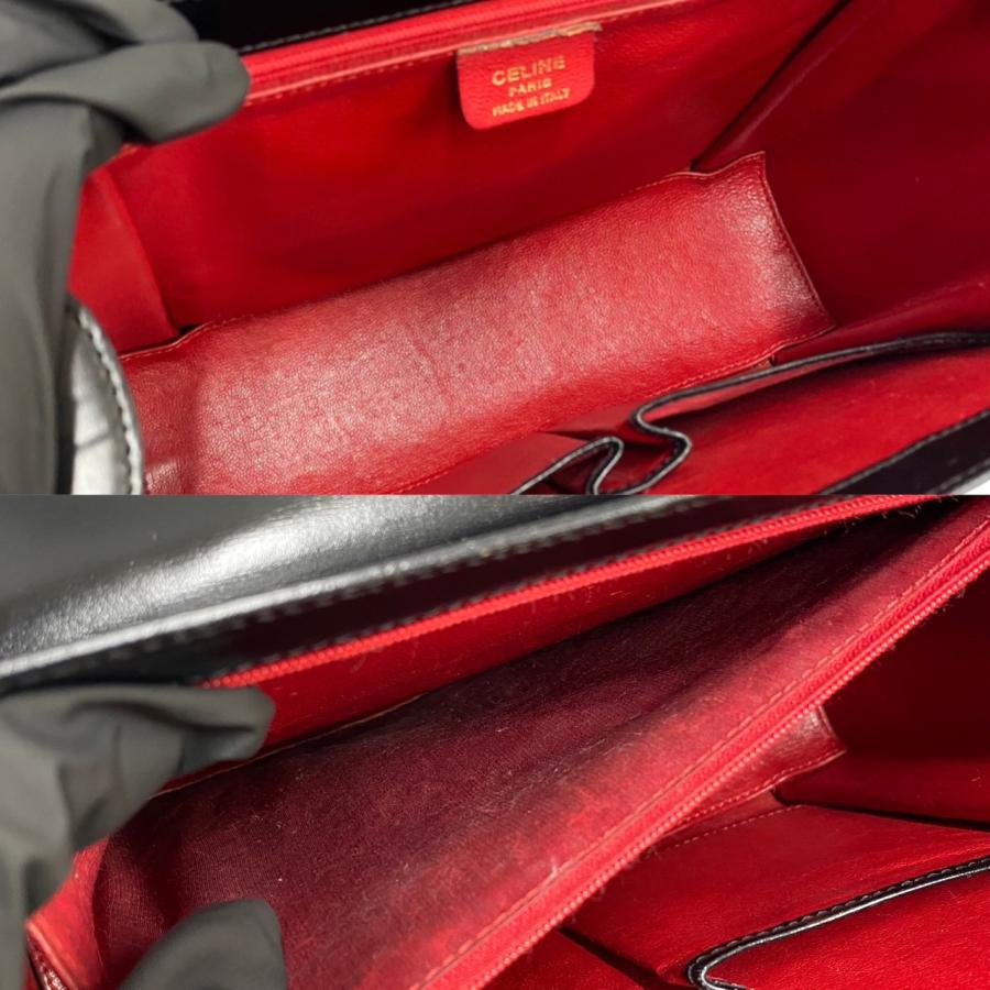 CELINE 美品 セリーヌ ヴィンテージ ロゴ ターンロック 金具 CELINE 美品 セリーヌ ヴィンテージ ロゴ ターンロック 金具