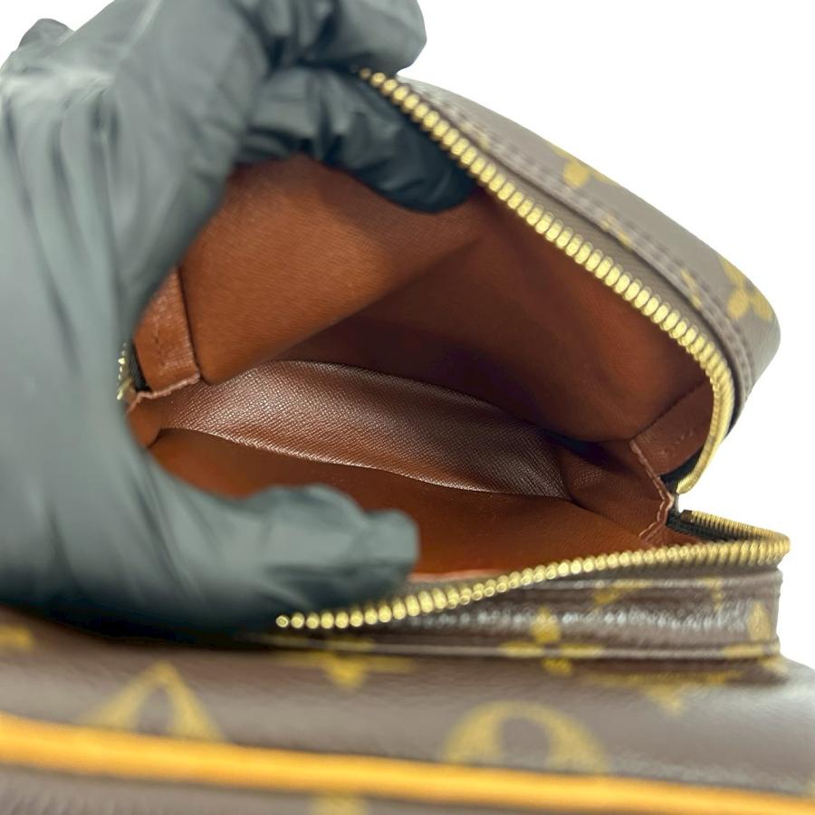 極 美品 LOUIS VUITTON ルイヴィトン ヴィンテージ アマゾン モノグラム レザー 本革 ショルダーバッグ ポシェット ブラウン 14638 LOUIS VUITTON（ルイ・ヴィトン） 極 美品 ヴィンテージ アマゾン