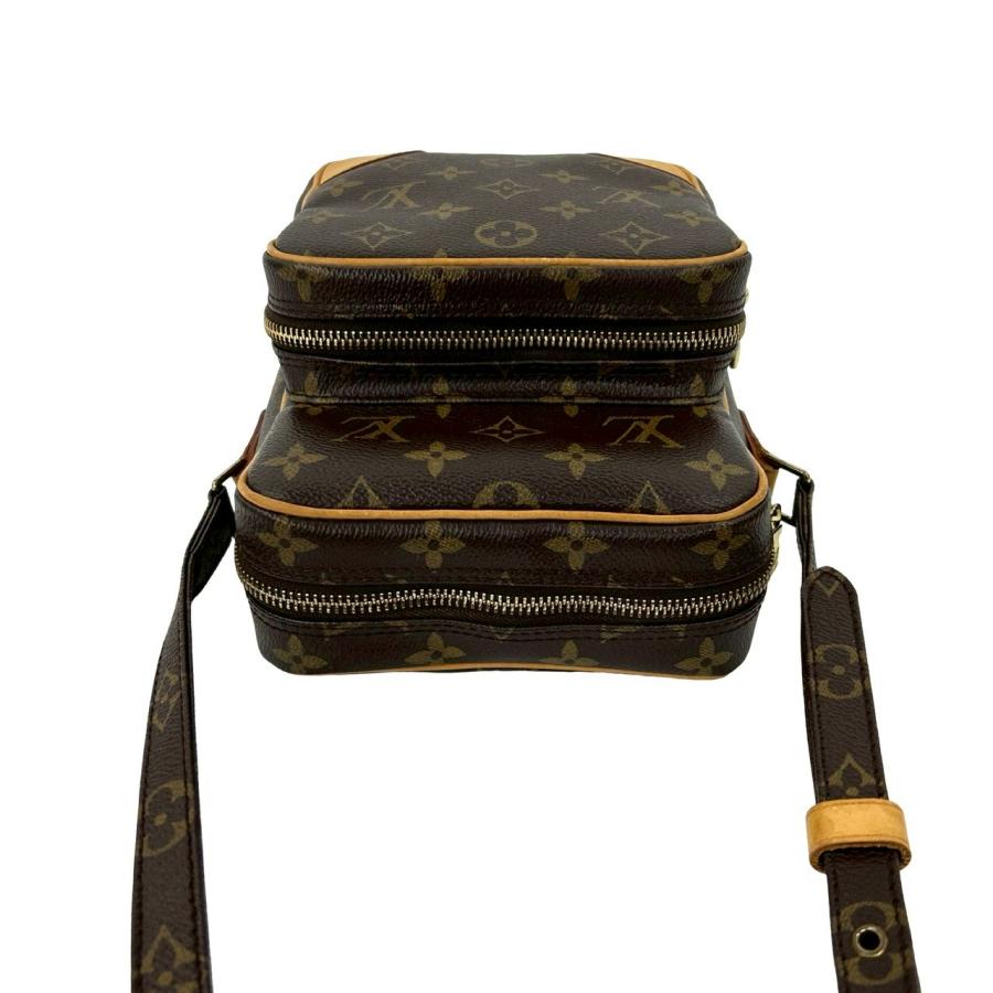 極 美品 LOUIS VUITTON ルイヴィトン ヴィンテージ アマゾン モノグラム レザー ミニ ショルダーバッグ ポシェット ブラウン 21369 LOUIS VUITTON（ルイ・ヴィトン） 極 美品 ヴィンテージ アマゾン