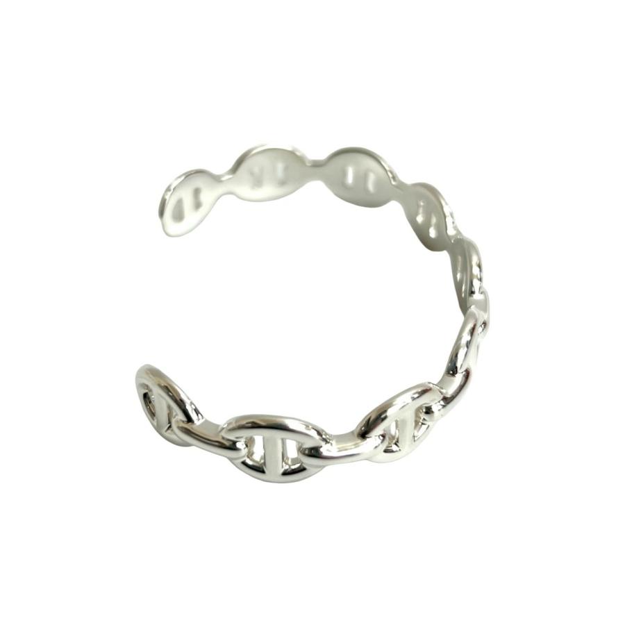 HERMES（エルメス） 極 美品 箱付き アンシェネ バングル シルバー925