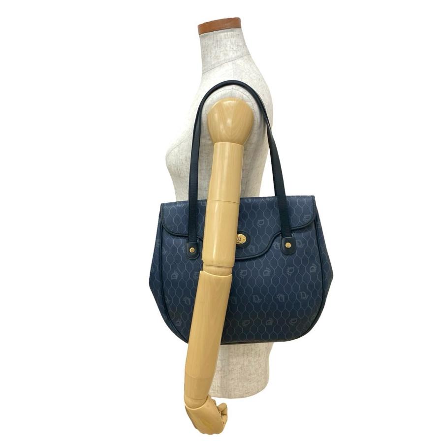 極 美品 Christian Dior クリスチャンディオール ロゴ 金具 ハニカム