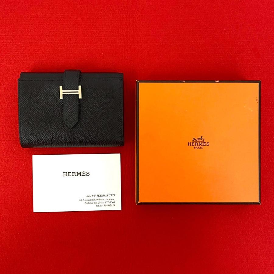 HERMES（エルメス） ほぼ未使用 希少品 箱付き W 刻印 ベアン コンビネ