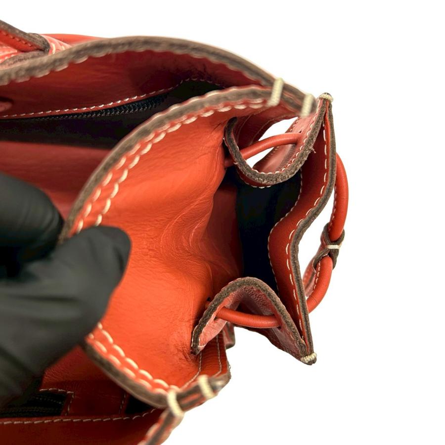 LOEWE（ロエベ） 極 美品 希少品 アナグラム ロゴ 金具 パンチング