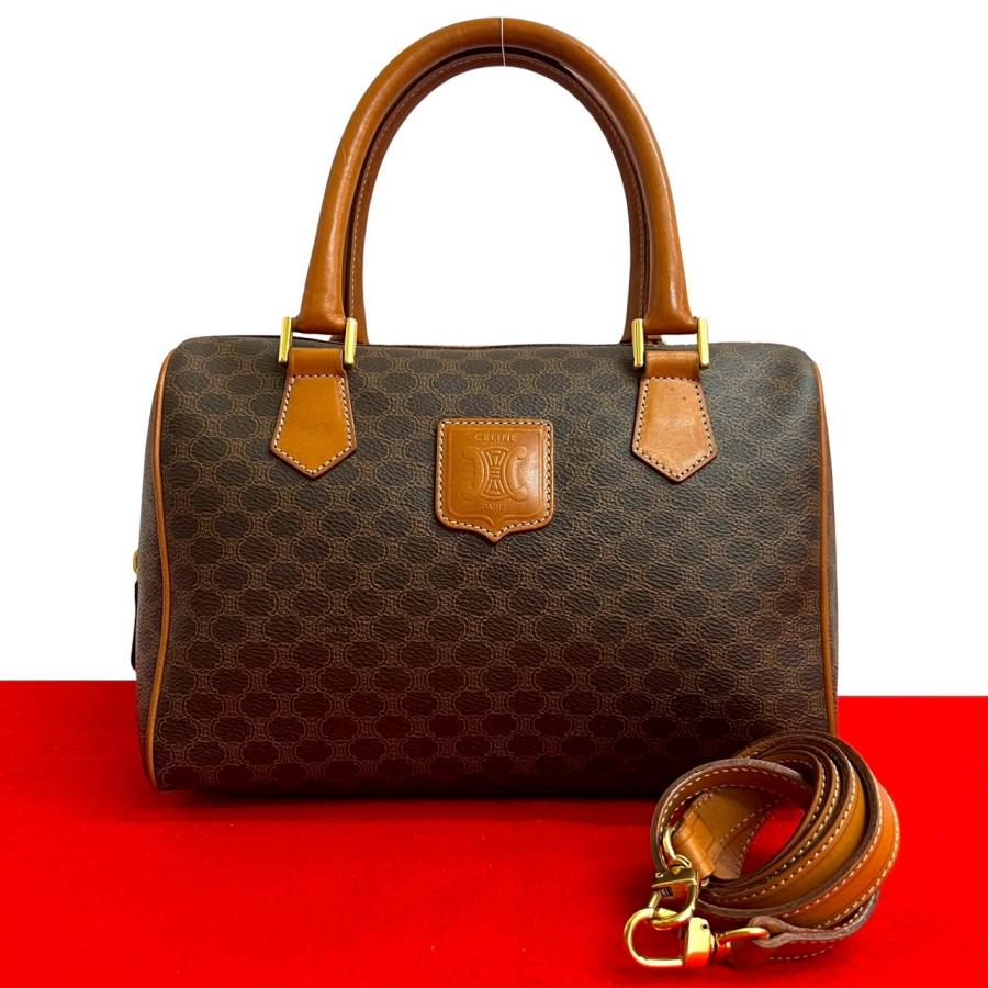 CELINE（セリーヌ） 極 美品 ヴィンテージ マカダム ブラゾン 柄