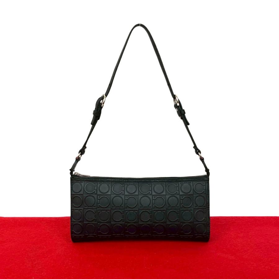 極 美品 Salvatore Ferragamo サルヴァトーレフェラガモ ガンチーニ 総