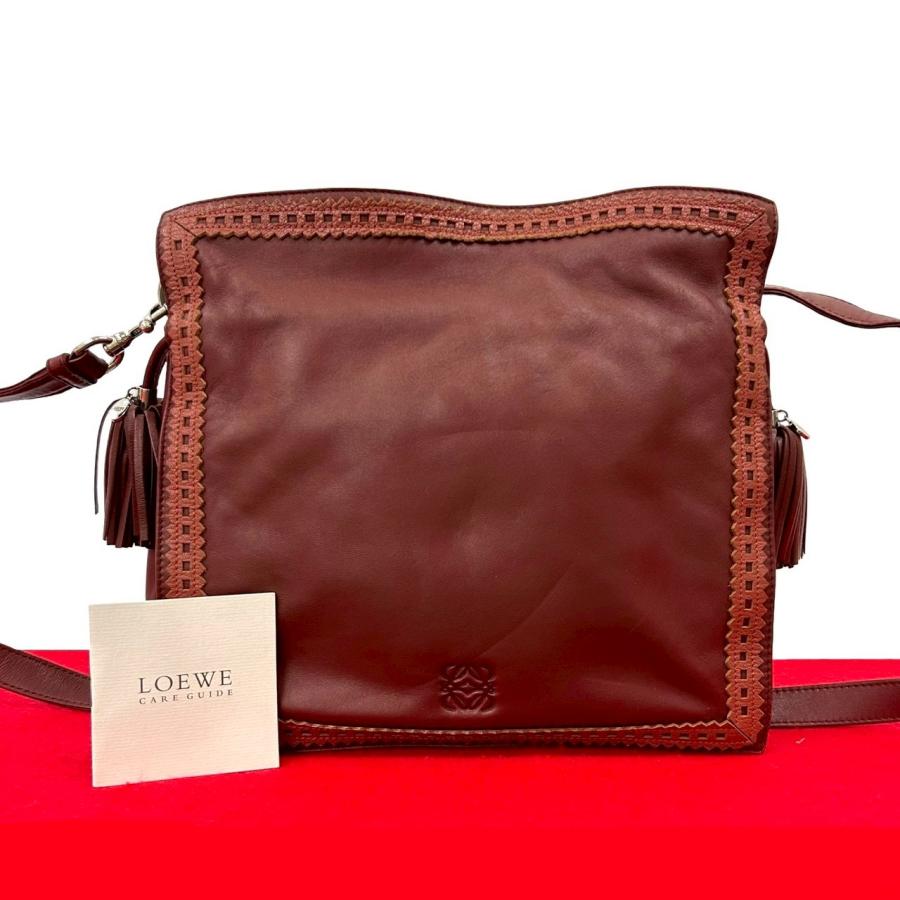 LOEWE（ロエベ） 極 美品 希少品 フラメンコ アナグラム ロゴ