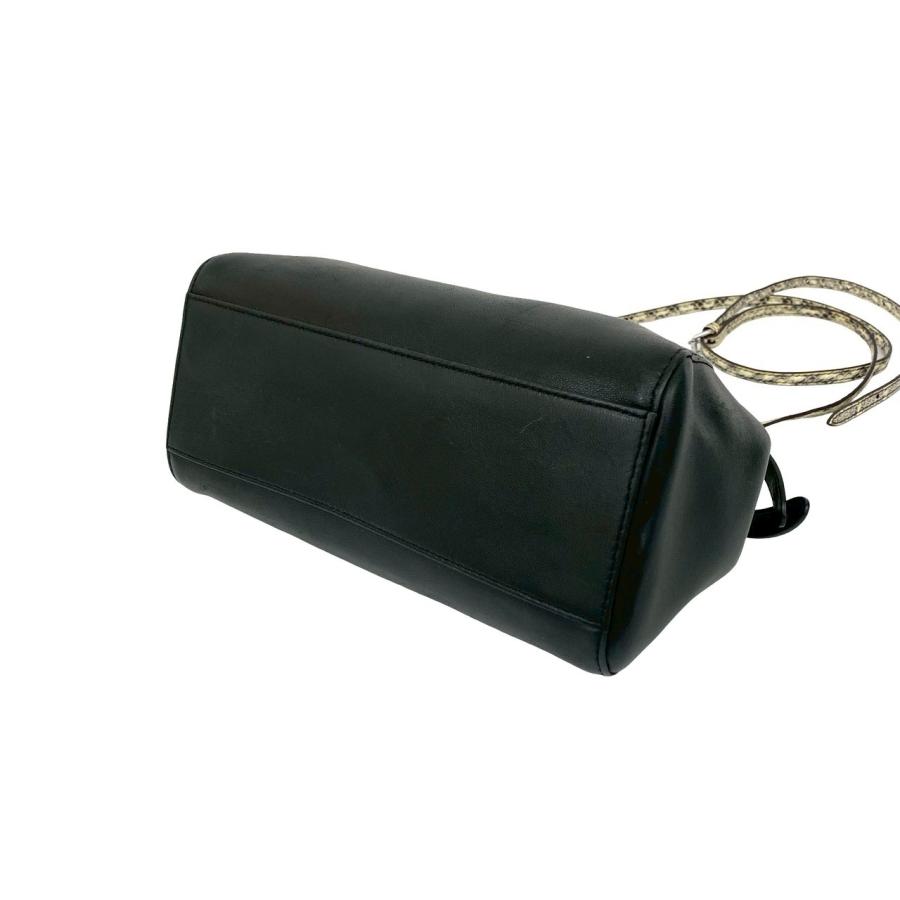 FENDI（フェンディ） 極 美品 ピーカブー モンスター パイソン レザー