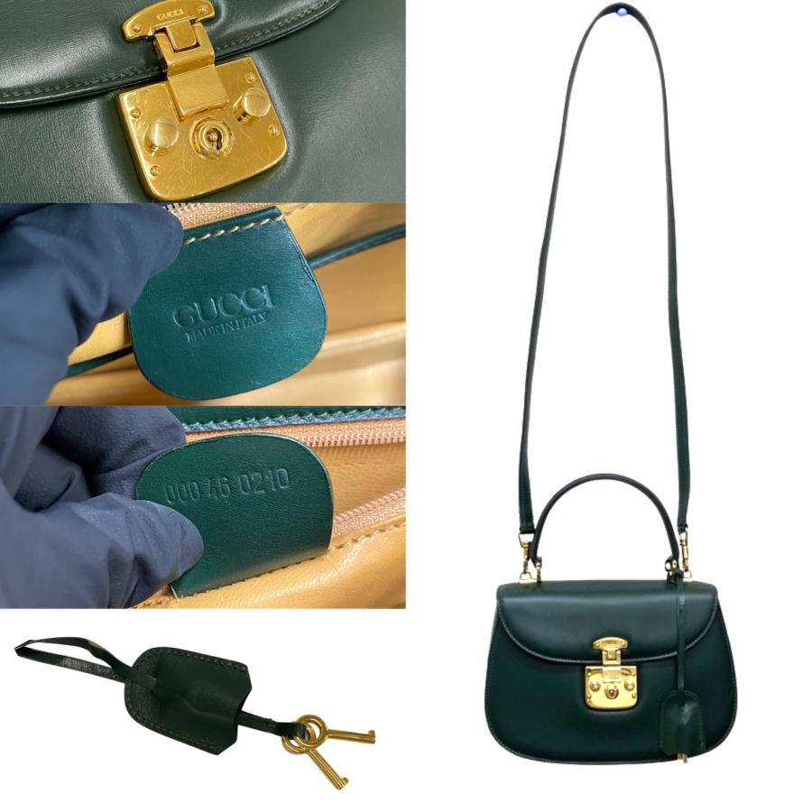 GUCCI 極 美品 鍵付き グッチ オールドグッチ レディロック 金具 