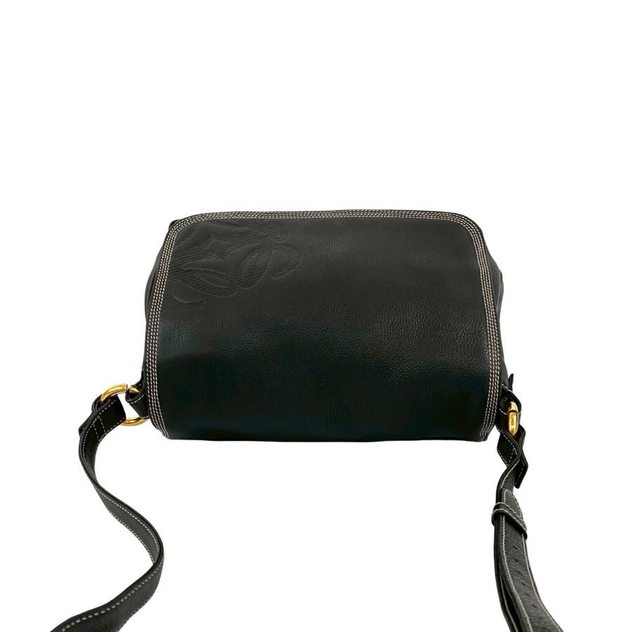 LOEWE（ロエベ） 極 美品 袋付き アナグラム ロゴ レザー 本革