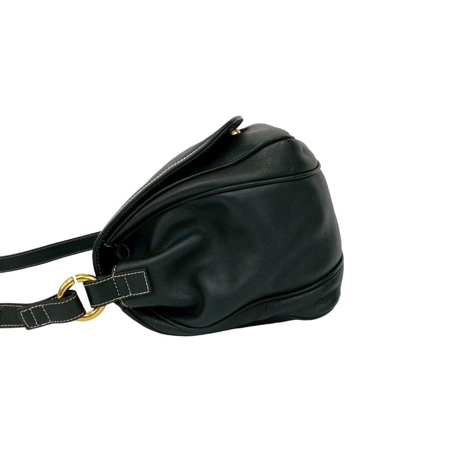 ロエベLOEWE ポシェット サコッシュ アナグラム LOEWE（ロエベ） 極 美品 袋付き アナグラム ロゴ レザー 本革