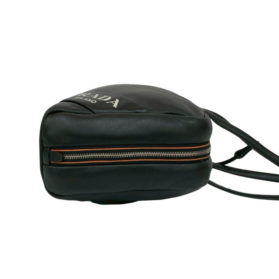 PRADA（プラダ） 極 美品 希少品 ロゴ レザー 本革 トートバッグ セミ