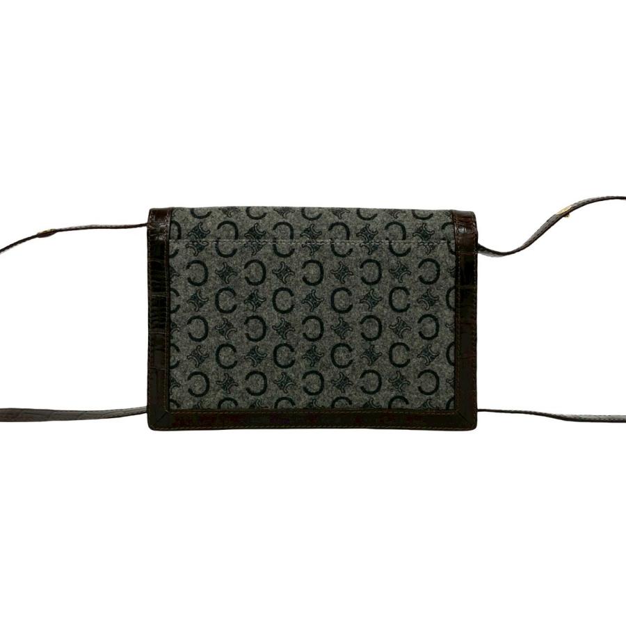 CELINE（セリーヌ） 極 美品 袋付 ELINE ヴィンテージ Cマカダム ロゴ