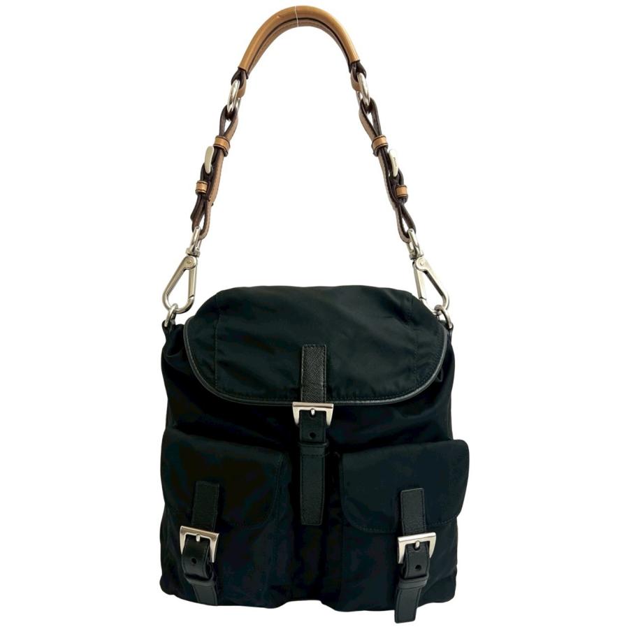 PRADA（プラダ） 極 美品 三角ロゴ 金具 サフィアーノ レザー 本