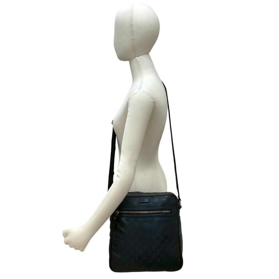 GUCCI（グッチ） 極 美品 GG ロゴ 柄 インプリメ レザー 本革