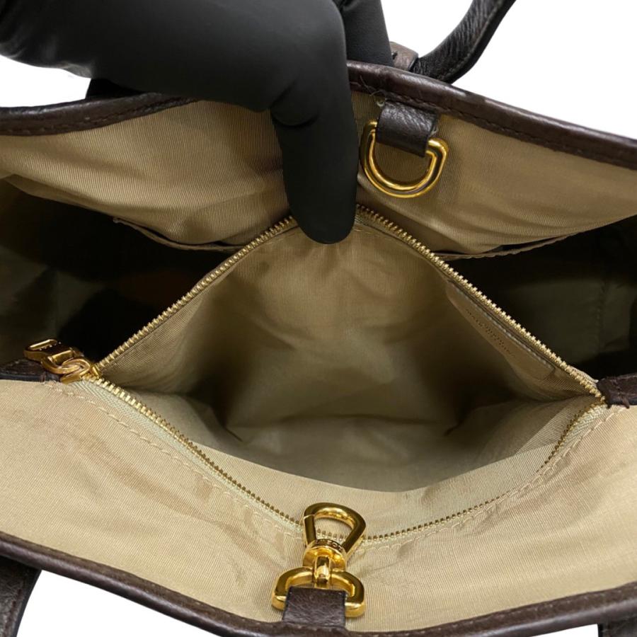 LOEWE（ロエベ） 極 美品 希少品 ヘリテージ ロゴ 刻印 レザー 本革