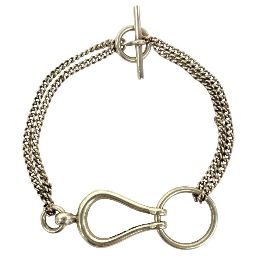HERMESマルジェラ期ブレスレット HERMES（エルメス） 極 美品 希少品 マルジェラ期 アラベスク 925