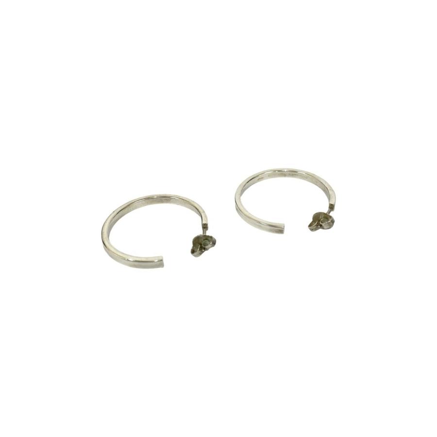 極美品 鏡面仕上 ティファニー 1837 ナロー フープ ピアス シルバー925 TIFFANY&Co.（ティファニー） 極 美品 1837 ナロー フープ ピアス