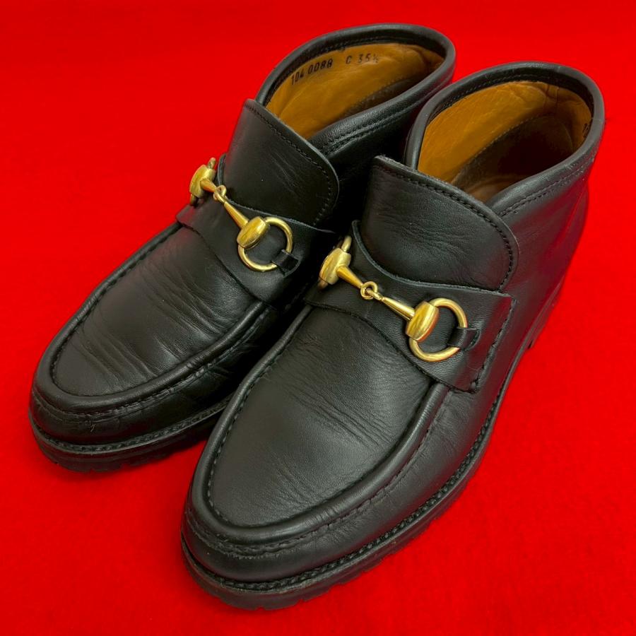 GUCCI（グッチ） 極 美品 ホースビット 金具 レザー 本革 ショート 