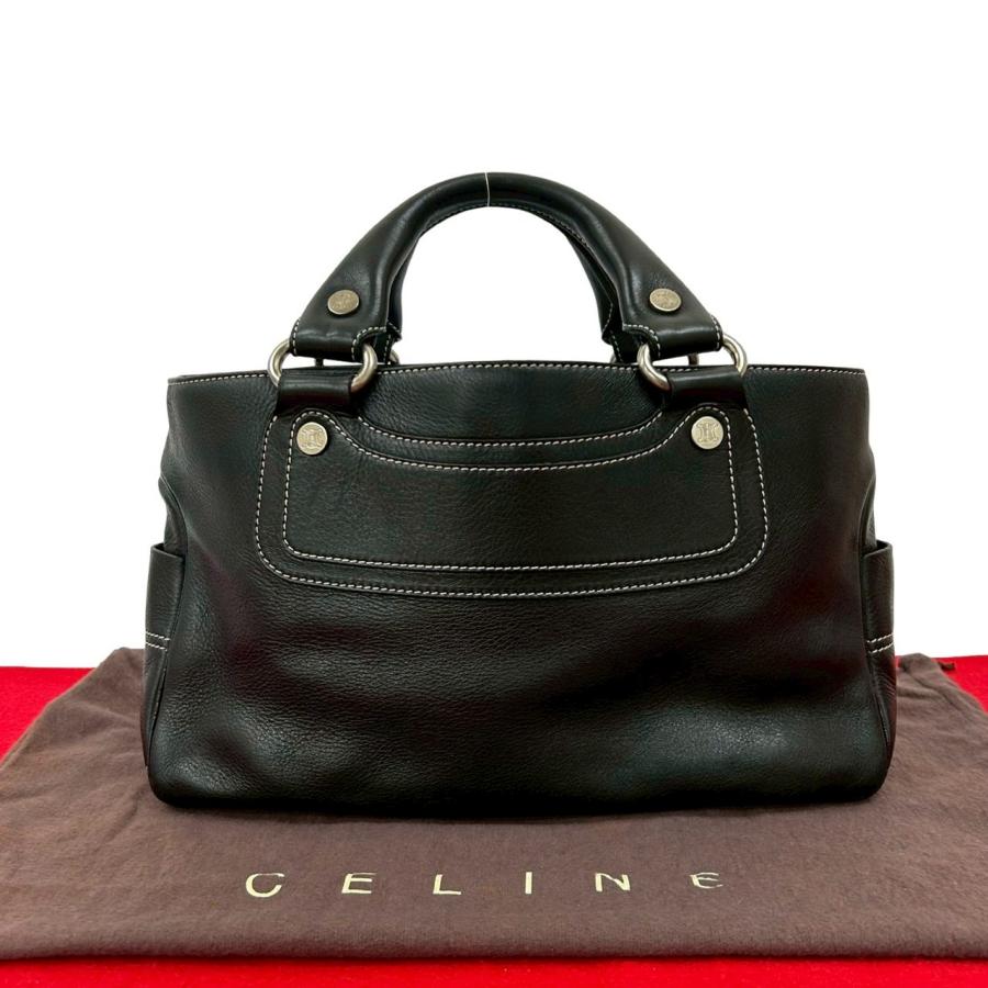 CELINE（セリーヌ） 極 美品 袋付き ヴィンテージ ブギーバッグ レザー