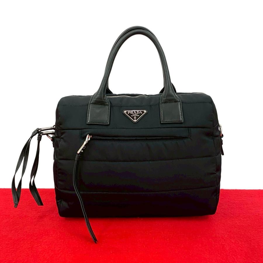 PRADA（プラダ） 極 美品 希少品 テスートボンバー 三角ロゴ
