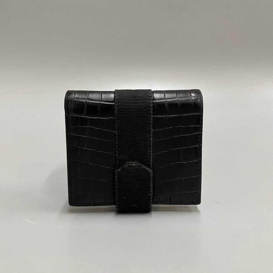 美品 Salvatore Ferragamo フェラガモ ヴァラリボン ロゴ 金具 レザー