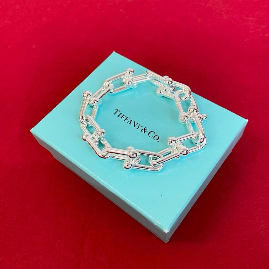 ティファニー シルバー925 リンクブレスレット　T&Co TIFFANY&Co.（ティファニー） 極 美品 ハードウェア ラージリンク