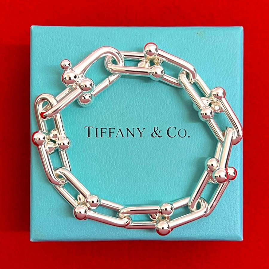 TIFFANY&Co.（ティファニー） 極 美品 ハードウェア リンクブレス
