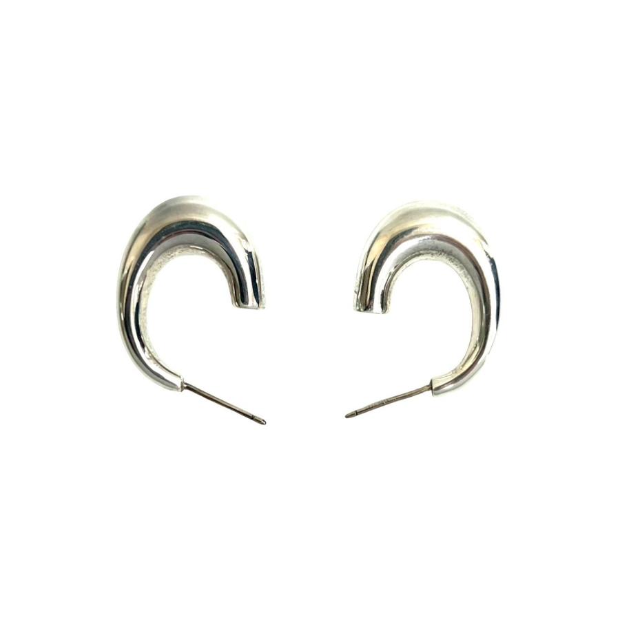 Tiffanyシルバー925 フープピアス 片耳 TIFFANY&Co.（ティファニー） 極 美品 希少品 フープピアス シルバー