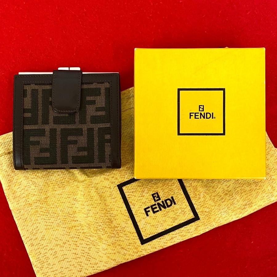 FENDI（フェンディ） 極 美品 保存箱 保存袋付き ズッカ 柄