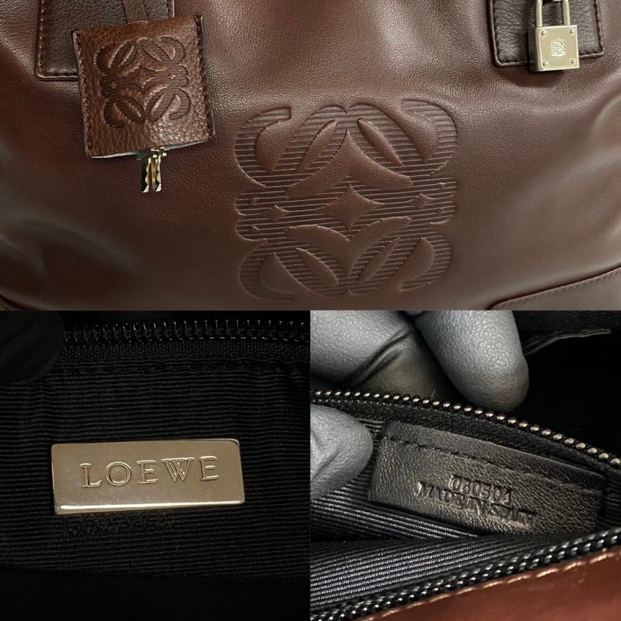LOEWE（ロエベ） 極 美品 カデナ クロシェット付 アナグラム ロゴ