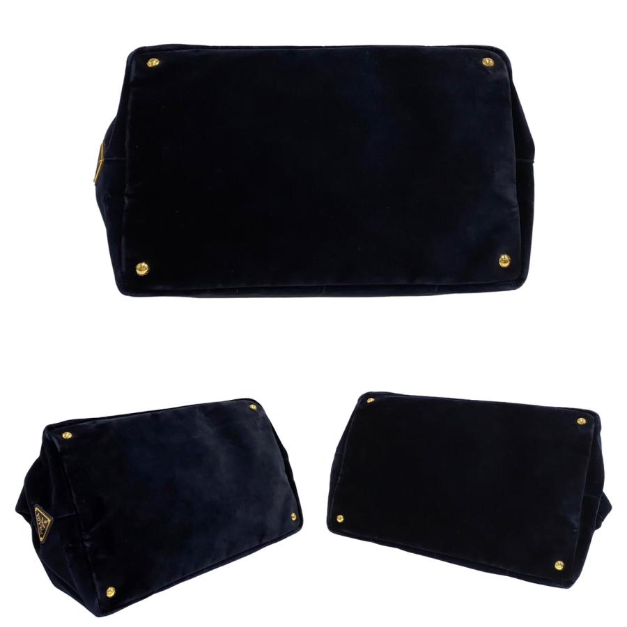 PRADA（プラダ） 極 美品 レア 希少品 カード付 三角ロゴ 金具 カナパ