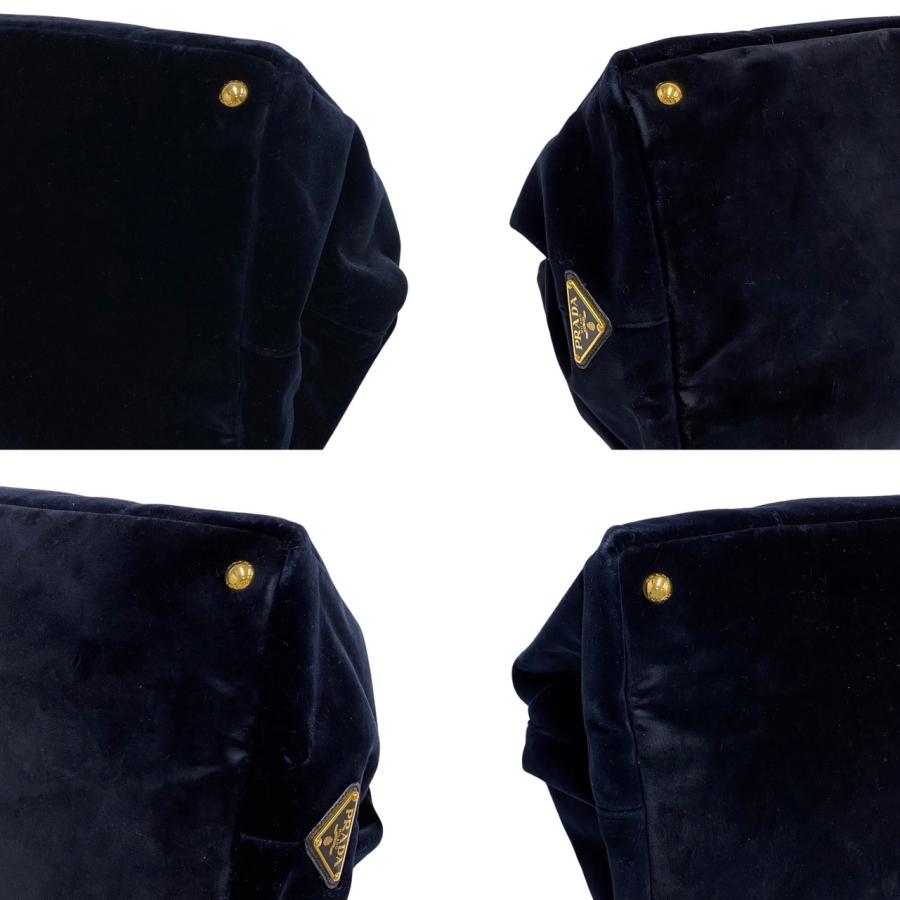 PRADA（プラダ） 極 美品 レア 希少品 カード付 三角ロゴ 金具 カナパ