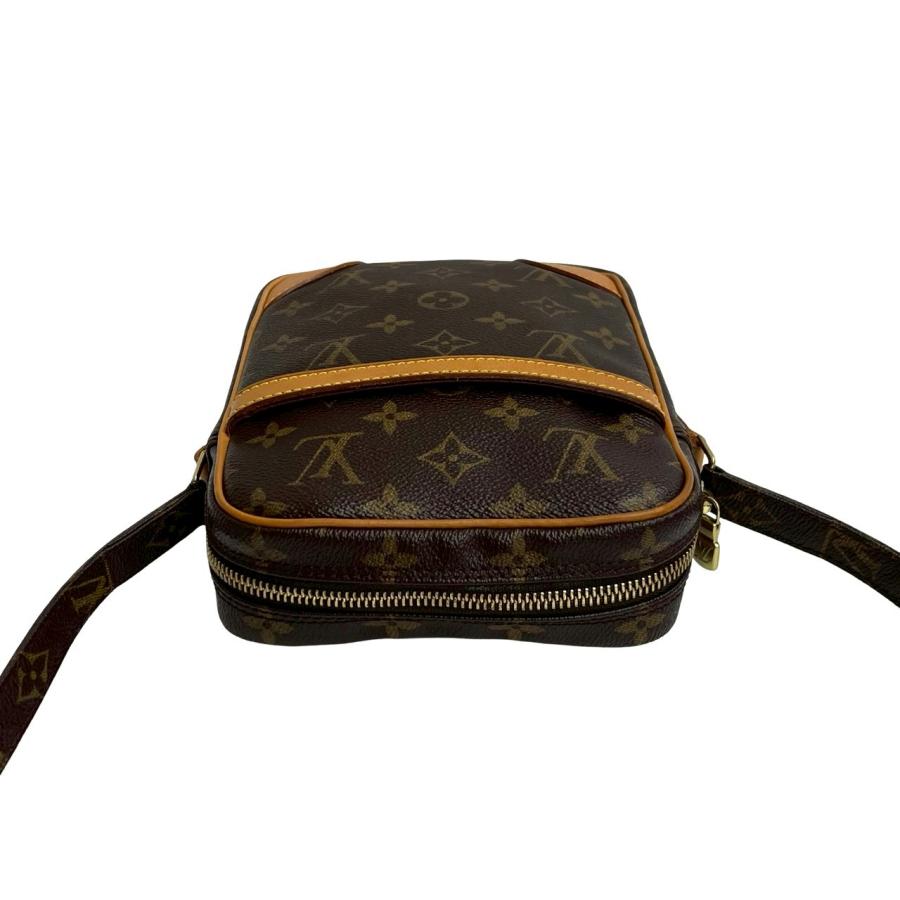 極 美品 LOUIS VUITTON ルイヴィトン ヴィンテージ ミニ ダヌーヴ モノグラム レザー ショルダーバッグ ポシェット ブラウン 199-2 LOUIS VUITTON ルイヴィトン (Vintage) ミニ ダヌーヴ ショルダー