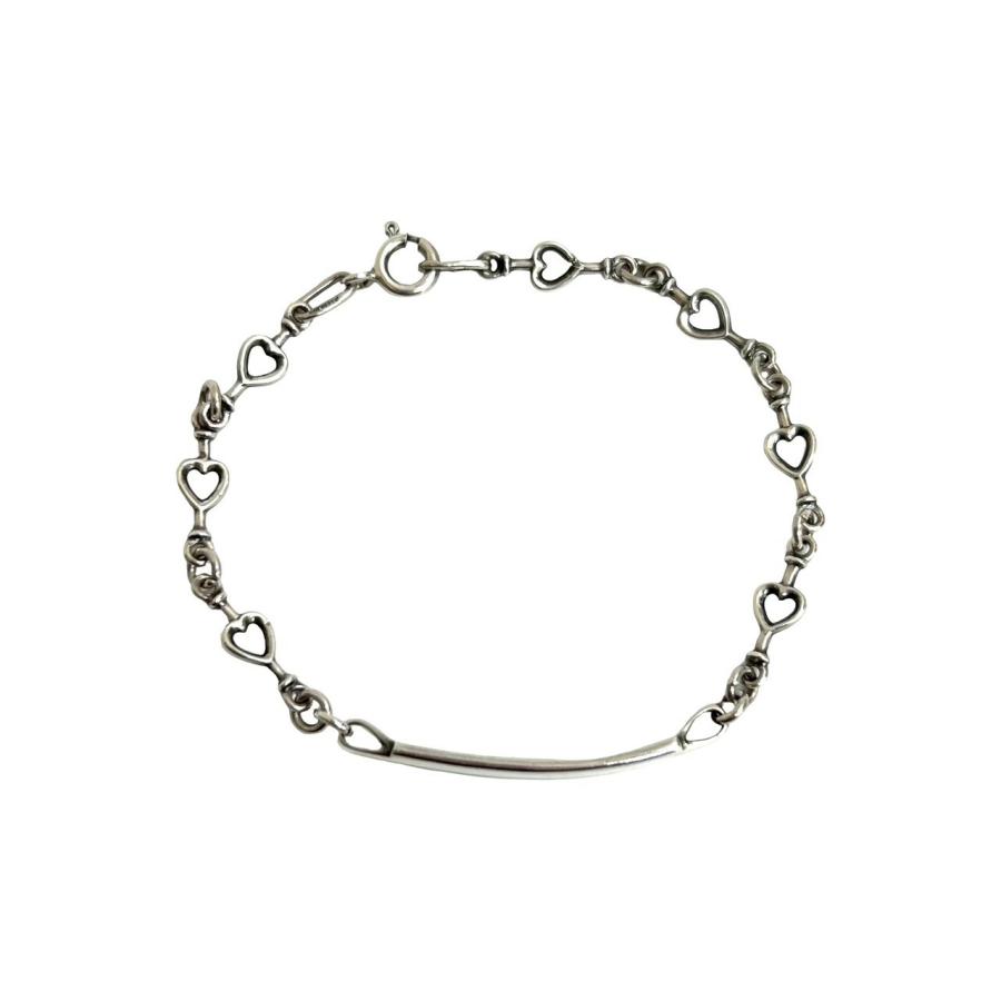 TIFFANY&Co.（ティファニー） 極 美品 ハートリンク ID ブレスレット