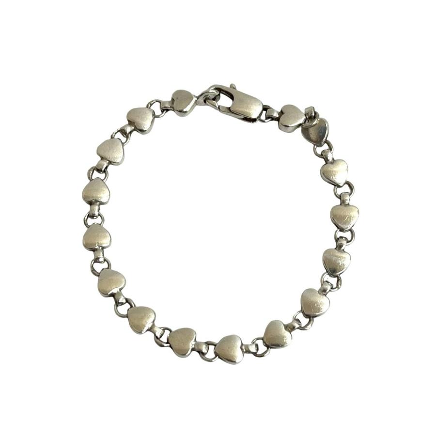 TIFFANY&Co.（ティファニー） 極 美品 パフ ハート ブレスレット